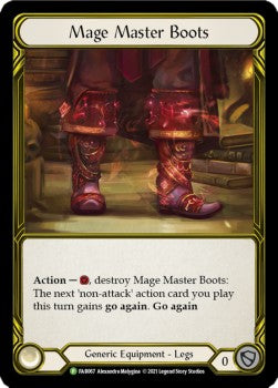 Mage Master Boots [FAB067] (FAB Promos) Gold Cold Foil