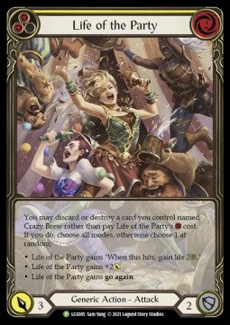 Life of the Party (Yellow) (Extended Art) [LGS085] (LGS Promos) Rainbow Foil