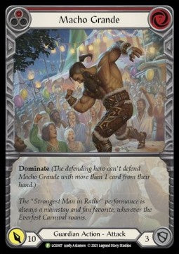 Macho Grande (Red) (Extended Art) [LGS087] (LGS Promos) Rainbow Foil