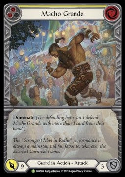 Macho Grande (Yellow) (Extended Art) [LGS088] (LGS Promos) Rainbow Foil