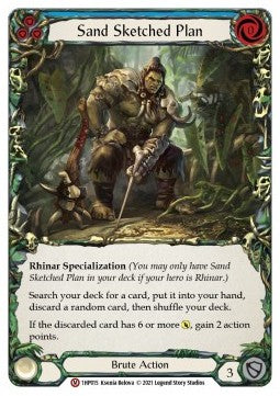 Sand Sketched Plan [1HP015] (History Pack 1) Regular