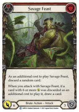 Savage Feast (Red) [1HP019] (History Pack 1) Regular