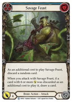 Savage Feast (Blue) [1HP021] (History Pack 1) Regular