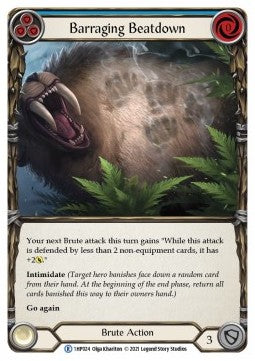 Barraging Beatdown (Blue) [1HP024] (History Pack 1) Regular