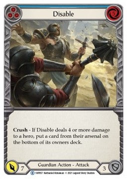 Disable (Blue) [1HP057] (History Pack 1) Regular