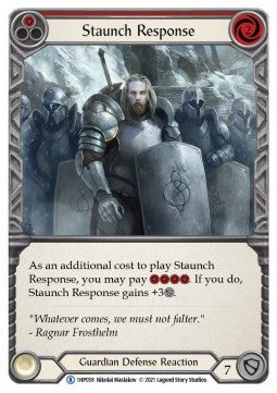 Staunch Response (Red) [1HP058] (History Pack 1) Regular