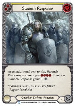 Staunch Response (Yellow) [1HP059] (History Pack 1) Regular