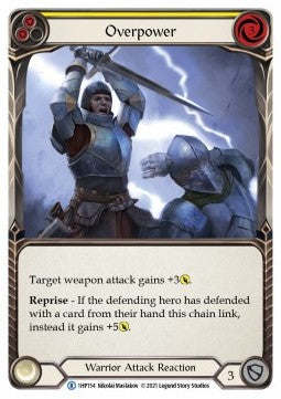 Overpower (Yellow) [1HP154] (History Pack 1) Regular