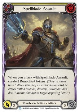 Spellblade Assault (Yellow) [1HP271] (History Pack 1) Regular