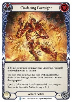 Cindering Foresight (Red) [1HP317] (History Pack 1) Regular