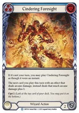 Cindering Foresight (Blue) [1HP319] (History Pack 1) Regular