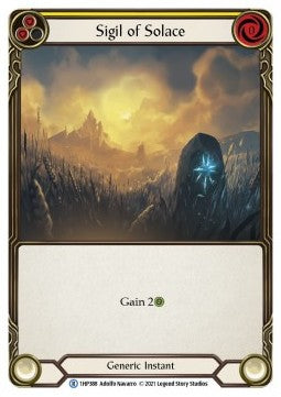 Sigil of Solace (Yellow) [1HP388] (History Pack 1) Regular