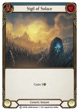 Sigil of Solace (Blue) [1HP389] (History Pack 1) Regular