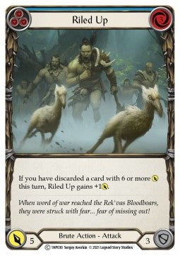Riled Up (Blue) [1HP030] (History Pack 1) Regular