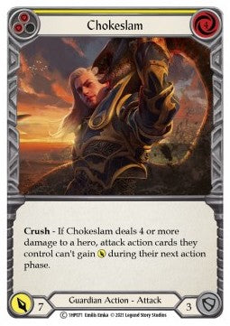 Chokeslam (Yellow) [1HP071] (History Pack 1) Regular