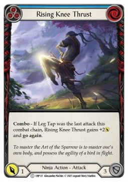 Rising Knee Thrust (Blue) [1HP121] (History Pack 1) Regular