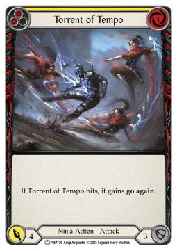 Torrent of Tempo (Yellow) [1HP129] (History Pack 1) Regular