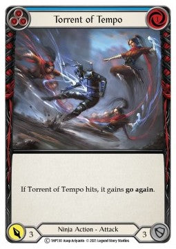 Torrent of Tempo (Blue) [1HP130] (History Pack 1) Regular