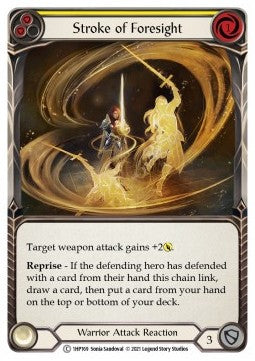 Stroke of Foresight (Yellow) [1HP169] (History Pack 1) Regular