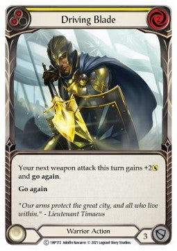 Driving Blade (Yellow) [1HP172] (History Pack 1) Regular
