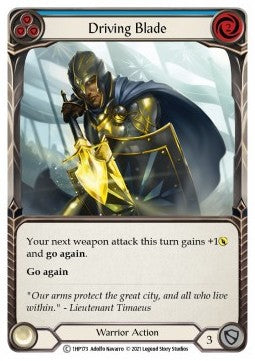 Driving Blade (Blue) [1HP173] (History Pack 1) Regular