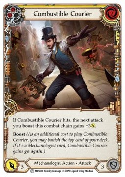 Combustible Courier (Yellow) [1HP203] (History Pack 1) Regular