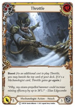 Throttle (Yellow) [1HP209] (History Pack 1) Regular