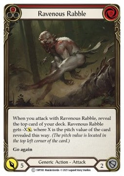 Ravenous Rabble (Red) [1HP393] (History Pack 1) Regular