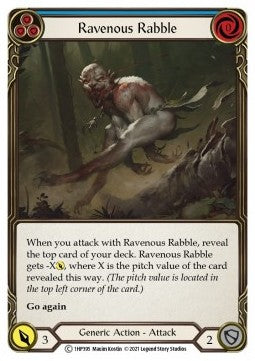 Ravenous Rabble (Blue) [1HP395] (History Pack 1) Regular