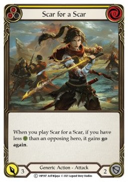 Scar for a Scar (Yellow) [1HP397] (History Pack 1) Regular