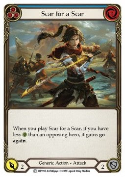 Scar for a Scar (Blue) [1HP398] (History Pack 1) Regular
