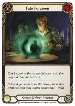 Fate Foreseen (Yellow) [1HP406] (History Pack 1) Regular