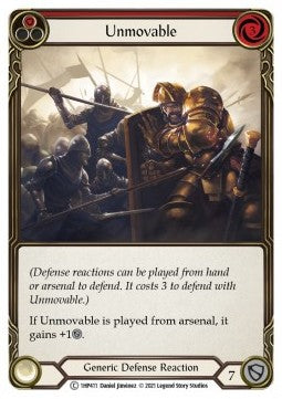 Unmovable (Red) [1HP411] (History Pack 1) Regular