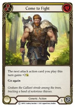 Come to Fight (Yellow) [1HP415] (History Pack 1) Regular