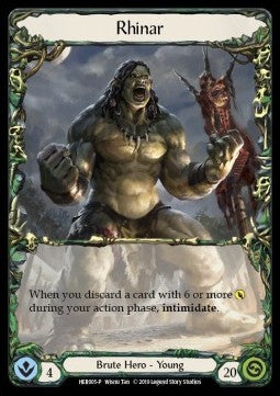Rhinar [HER054] (Hero Promos) Cold Foil