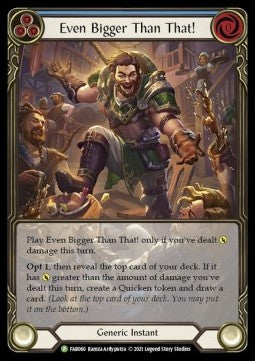 Even Bigger Than That! (Blue) (Extended Art) [FAB060] (FAB Promos) Rainbow Foil