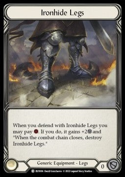 Ironhide Legs [RVD006] (Classic Battles: Rhinar vs Dorinthea) Rainbow Foil