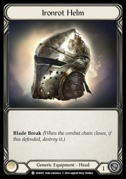 Ironrot Helm [DVR003] (Classic Battles: Rhinar vs Dorinthea) Rainbow Foil