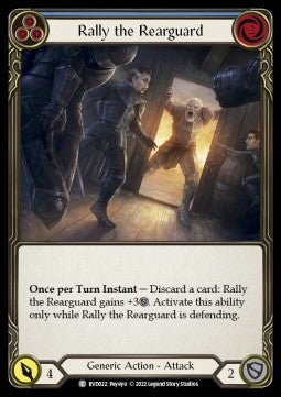Rally the Rearguard (Blue) [RVD022] (Classic Battles: Rhinar vs Dorinthea) Regular