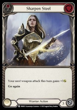 Sharpen Steel (Red) [DVR012] (Classic Battles: Rhinar vs Dorinthea) Regular