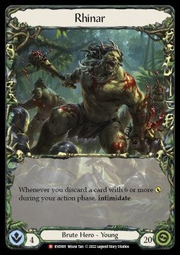 Rhinar [RVD001] (Classic Battles: Rhinar vs Dorinthea) Cold Foil