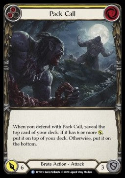 Pack Call [RVD015] (Classic Battles: Rhinar vs Dorinthea) Regular