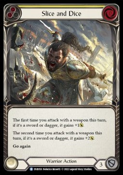 Slice and Dice (Yellow) [DVR018] (Classic Battles: Rhinar vs Dorinthea) Regular