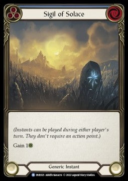 Sigil of Solace (Blue) [DVR025] (Classic Battles: Rhinar vs Dorinthea) Regular