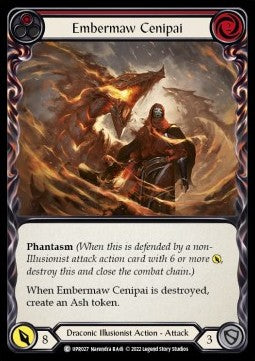 Embermaw Cenipai (Red) [UPR027] (Uprising) Rainbow Foil