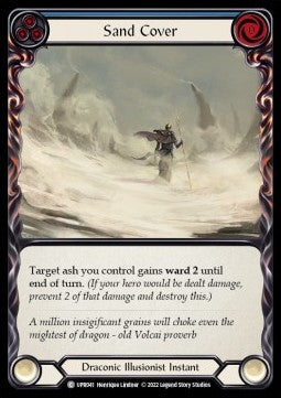 Sand Cover (Blue) [UPR041] (Uprising) Rainbow Foil