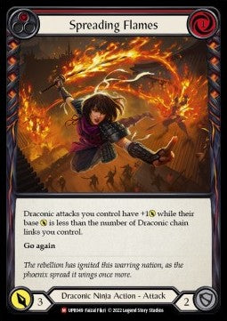 Spreading Flames [UPR049] (Uprising) Rainbow Foil