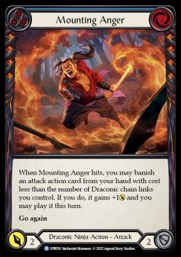 Mounting Anger (Blue) [UPR056] (Uprising) Rainbow Foil