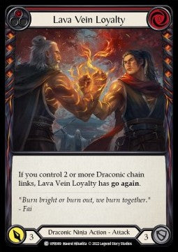 Lava Vein Loyalty (Red) [UPR069] (Uprising) Rainbow Foil