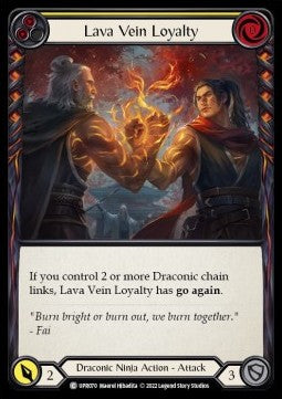 Lava Vein Loyalty (Yellow) [UPR070] (Uprising) Rainbow Foil